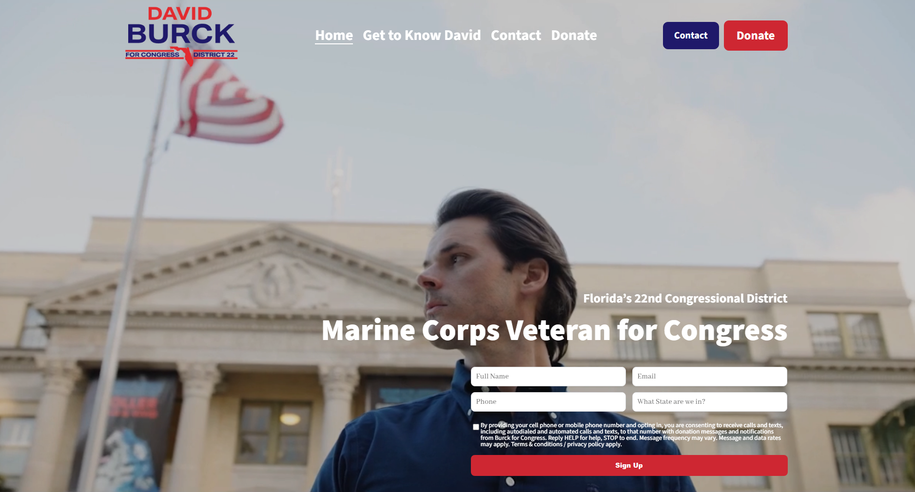 David Burck for Congress campaign image
